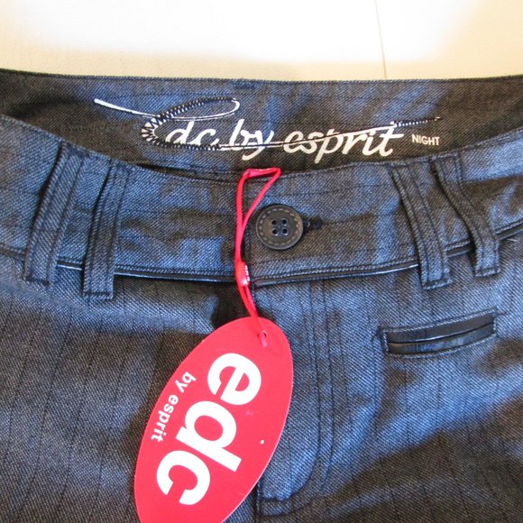 NWT - Gray pinstripe pants, EDC by Esprit - Sz 6 - Picture 4 of 7
